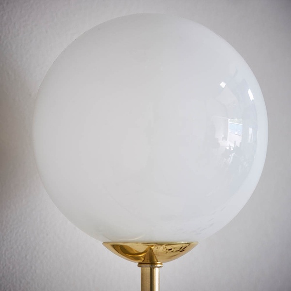 Kulista lampa przyścienna Otto 75960 mosiądz przezroczysty