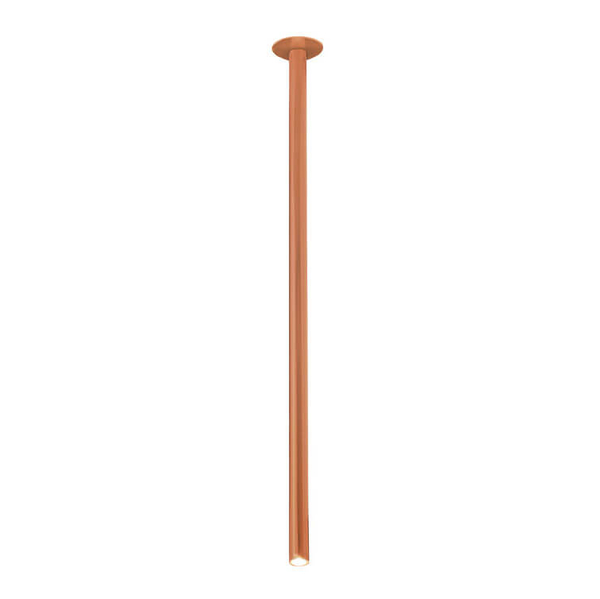 Lampa sufitowa do gabinetu ALHA 9436 Dohar sopel metalowy miedziany