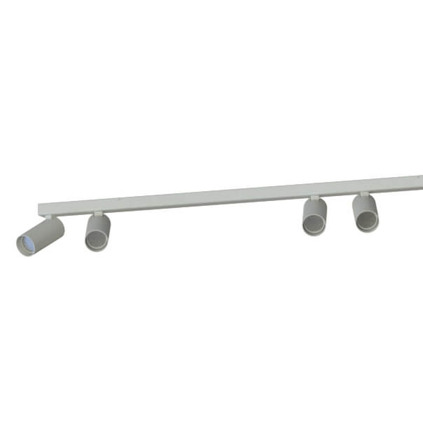 Sufitowa lampa z regulacją Fourty 11441 na belce jedwabisty szary