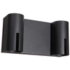 Elewacyjna LAMPA ścienna ROVIGO 603-2/BK-9 Italux metalowa OPRAWA ogrodowa LED 16W 3000K na taras outdoor IP54 czarna