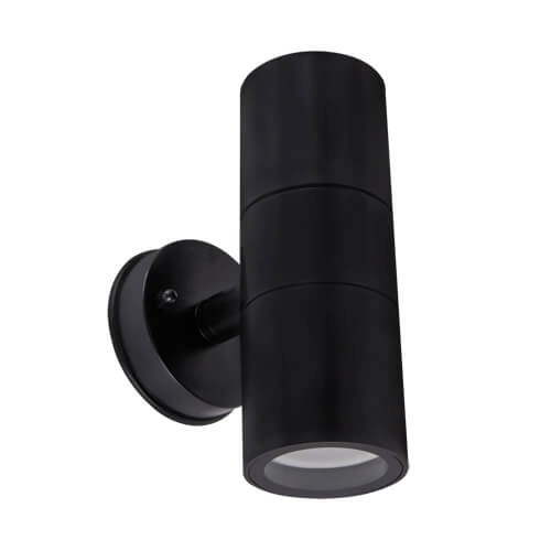 Ścienna LAMPA ogrodowa GORDON 03937 Ideus elewacyjna OPRAWA zewnętrzna tuba IP54 czarna