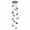Metalowa lampa wisząca Nami ST-3602A-12 szara kaskada 12xLED 3000K 340cm