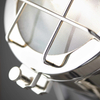 Industrialna lampa podłogowa Nautical EH-NAUTICAL-FL Endon statyw nikiel czarny