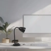 Lampa stołowa z włącznikiem LOGIC BLACK ML1635 do biura czarna