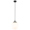 Lampa wisząca nad wyspę Esme 5670 bubble zwis ball biała czarna