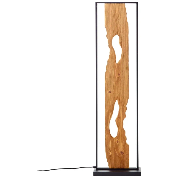 Podłogowa lampa drewniana Chaumont G94542/76 LED 20W 3000K czarna