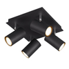 Lampa sufitowa jadalniana VANTOS DL432802430 Trio metalowa czarna