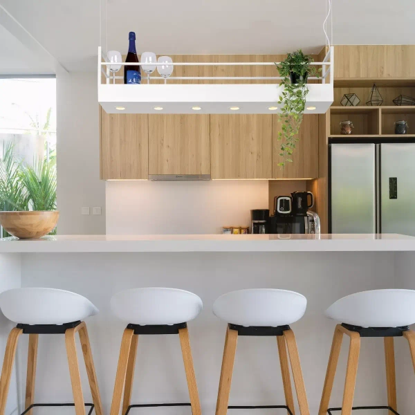 Lampa wisząca prostokąt MIRAVELLE 21427/06/31 Lucide kuchenna biały