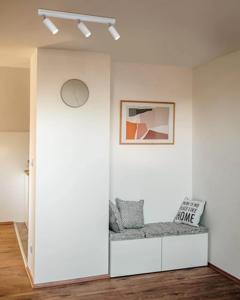 Sypialniana lampa sufitowa Kayla K-4729 Kaja natynkowa ruchoma biała