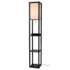 Lampa podłogowa Menno 44799/81/30 z funkcją ładowania telefonu beż czarna