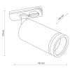 Lampa szynowa 1-fazowa sufitowa Jet Slim 10029 regulowany czarny