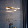 Pierścieniowa lampa wisząca Scribble 72479 Endon LED 31,5W 3000K ringi złote