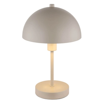 Stołowa lampa do salonu Atoma 24009S kopuła grzybek szara