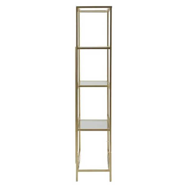 Regał metalowy Rothbury 5059413256899 do salonu szampański