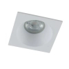 Sufitowe oczko wpuszczane PRISMA białe kwadratowe 1xGU10 IP65 10582