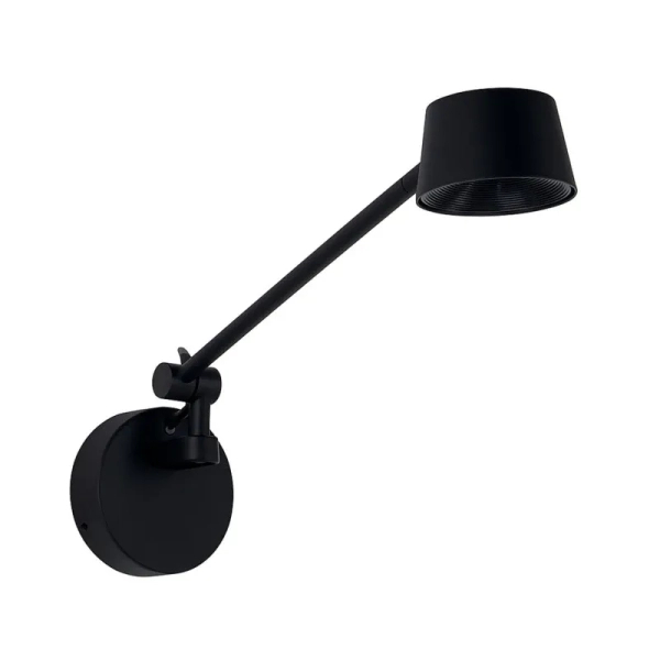 Lampa ścienna z regulacją MOLLY czarna AZ6805 1xLED 6W 3000K do salonu