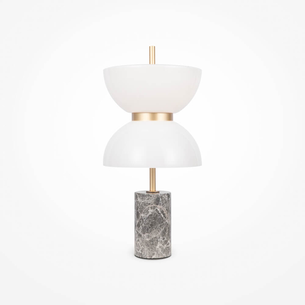Nocna lampa salonowa Kyoto MOD178TL-L11GR3K LED 11W 3000K złota biała szara