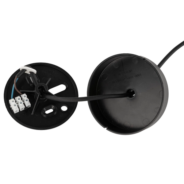 Lampa zwisowa do gabinetu Earth 4654 round walec okrąg grafitowa