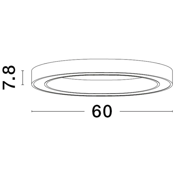 Natynkowa lampa sufitowa Milpa LE43283 LED 40W 3000K ściemniana złota