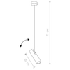 Sufitowa LAMPA spot EYE SUPER B 6503 Nowodvorski halogenowa OPRAWA metalowa tuba czarna