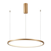 Lampa ring wisząca Vinola PND-56135B-080RPP-GD-3KS4K-TRDIMM Italux LED 48W 3000-4000K złoty