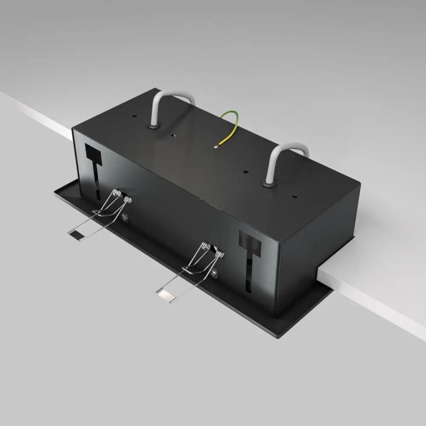 Oprawa wpuszczana modułowa podwójna LED 50W czarna Modern OUTLET
