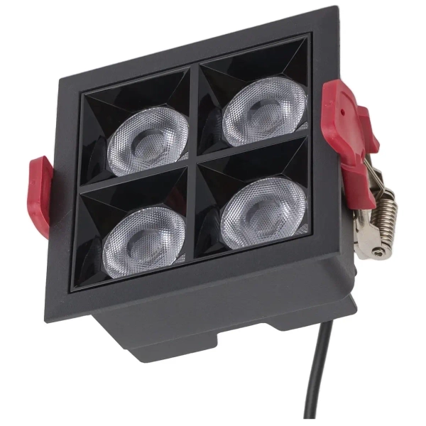 Podtynkowa lampa sufitowa Midi 10064 Nowodvorski LED 16W 4000K czarna