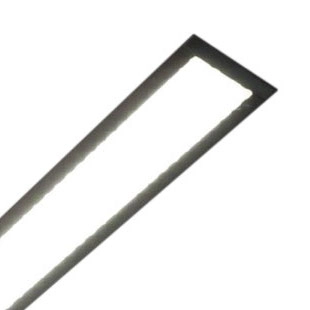 Lampa podłużna liniowa Lupinus 2120001203-1 Elkim LED 8W 4000K czarna