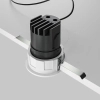 Wpuszczana ledowa oprawa Wise DL057-7W3K-B LED 7W 3000K czarna