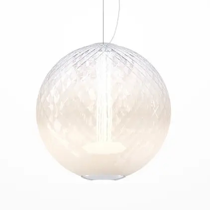 Kulista lampa wisząca okrągła Bruma MOD397PL-L15CH2.7K LED 15W 2700K chrom