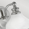 Nowoczesny kinkiet Ainsley HK-AINSLEY1-BATH Hinkley IP44 szkło chrom