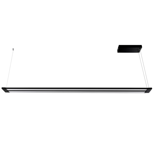 Minimalistyczna lampa wisząca Flash LED 54W 3000k czarna listwa