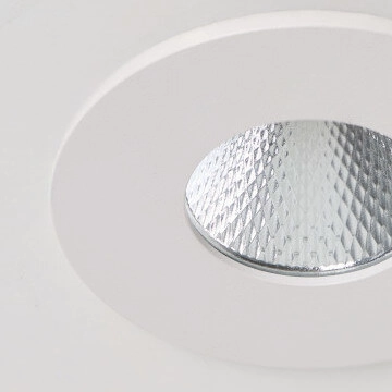 Wpuszczana lampa okrągła CLEAN AZ5987 Azzardo LED 7W 3000-6000K IP44 biały przezroczysty