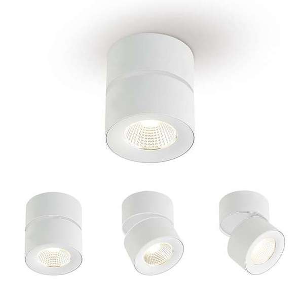 Spot LAMPA sufitowa Mone Bianco Orlicki Design natynkowa OPRAWA metalowa LED 7W 3000K tuba biała