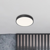 Okrągła LAMPA sufitowa TESIA 3316 Rabalux plafon LED 60W 3000K - 6000K z pilotem czarny