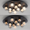 Sufitowa lampa na pilot PURE LINES czarna 6588-15 11xLED 3W 2200-5000K zmienna barwa