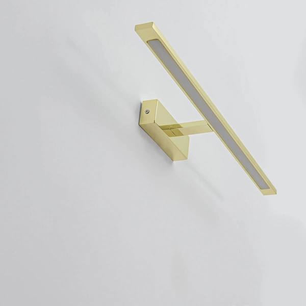 Łazienkowa LAMPA ścienna ISLA GS-LWB-20W GOLD Light Prestige OPRAWA kinkiet LED 20W 4000K galeryjka nad lustro IP44 złota