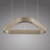 Opuszczana lampa wisząca na pilot Q-STRETTO brązowa 2690-97 2xLED 61W 2200-5000K CCT