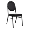 Ergonomiczne krzesło bankietowe Hebe KH1501100312 czarna
