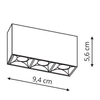 Reflektor do szynoprzewodu Magnetic LP-556-1-MAG-BK LED 3W 3000K czarny