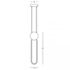 Ściemnialna wisząca lampa 23101 LED 13W 3000K czarny złoty OUTLET