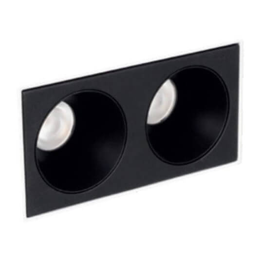Lampa wpustowa z modułem LED i zasilaczem Modular H180.05 + HM180 2L + HT180 6W ON/OFF Maxlight LED 6W 3000K czarna biała