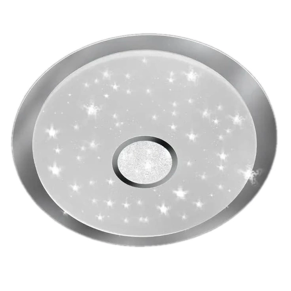 LAMPA sufitowa VEN P-9179/46 okrągła OPRAWA plafon LED 74W z efektem gwiazd biały