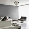Ledowa lampa sufitowa Pallas LED 36W 4000K nad łóżko chrom biała