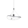 Wisząca lampa AQUA przezroczysta czarna MSE1501100391 1xLED 3W 3000K szklana