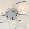 Wielopunktowa lampa sufitowa Boyer BOYER-5CH chrom przezroczysty