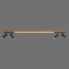 Sufitowa lampa PURE-LINES brązowa antracyt 6121-79 5xLED 25W CCT tuby