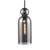 Loftowa wisząca lampa Tao TAO0110 do salonu czarny przydymiona