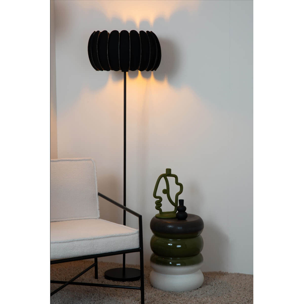 Podłogowa lampka do czytana Spencer 34745/81/30 filc czarna