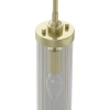 Glamour LAMPA wisząca Fiatto l Old Gold Orlicki Design szklana OPRAWA tuba ZWIS crystal złoty przezroczysty OUTLET